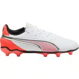Scarpino Puma King match jr white glowing