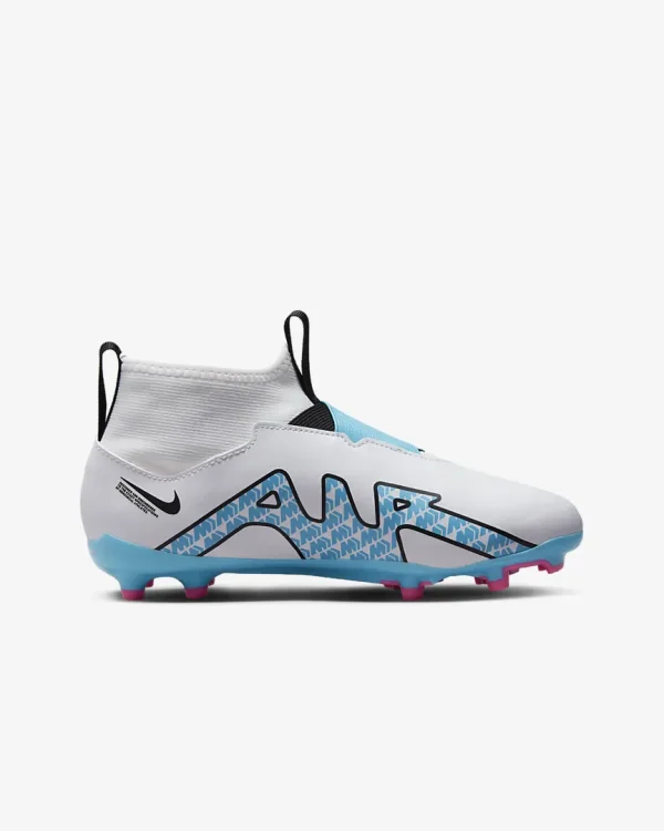 SCARPINO NIKE JR ZOOM SUPERFLY 9 ACADEMY CELESTE - immagine 2