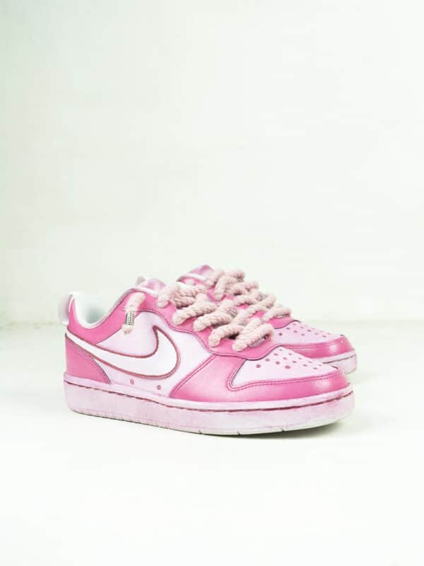 Scarpa Nike Court Borough New Pink - immagine 2