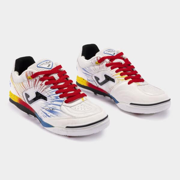 Scarpino Joma Top Flex Rebound 2476 white red indoor - immagine 2