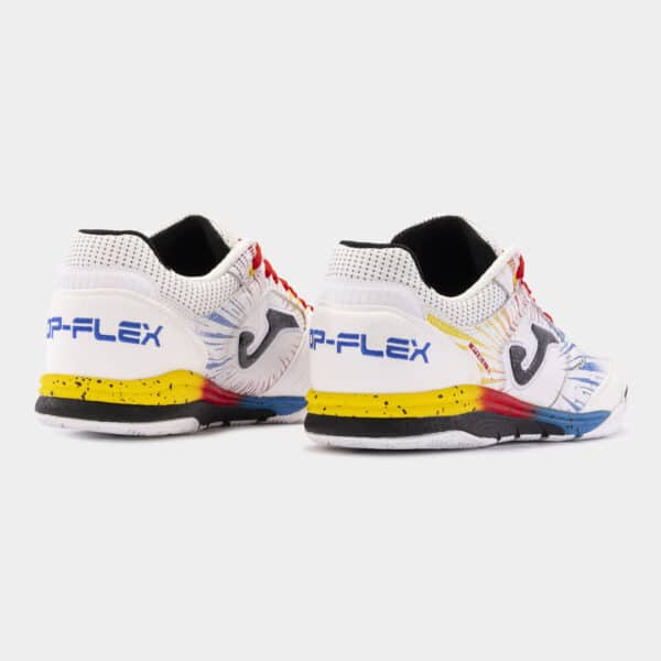Scarpino Joma Top Flex Rebound 2476 white red indoor - immagine 3