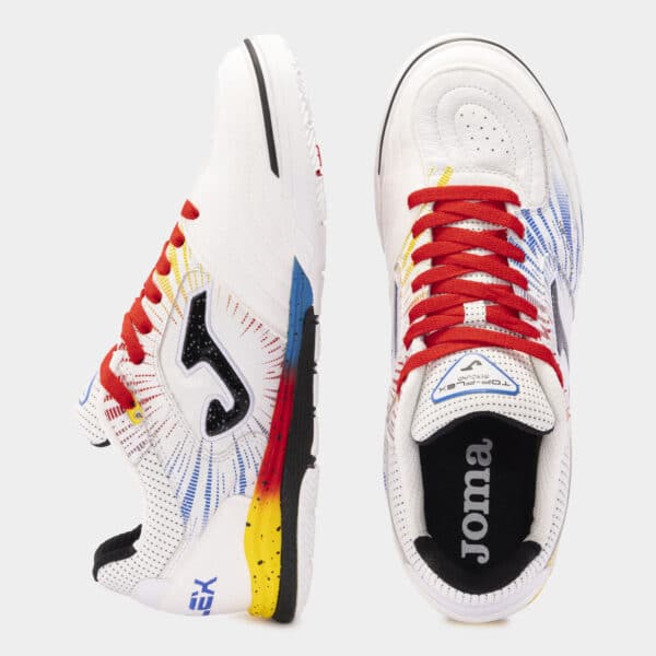 Scarpino Joma Top Flex Rebound 2476 white red indoor - immagine 4
