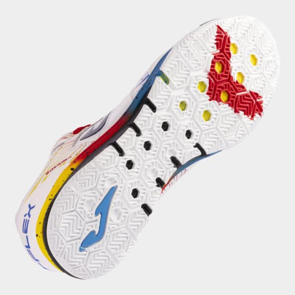 Scarpino Joma Top Flex Rebound 2476 white red indoor - immagine 6