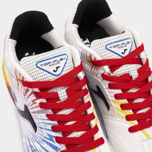 Scarpino Joma Top Flex Rebound 2476 white red indoor - immagine 5