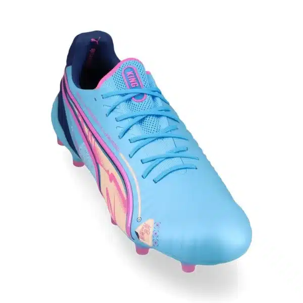 Scarpino Puma King Ultimate Vol.up fg/ag Luminous Blue- Poiso - immagine 3