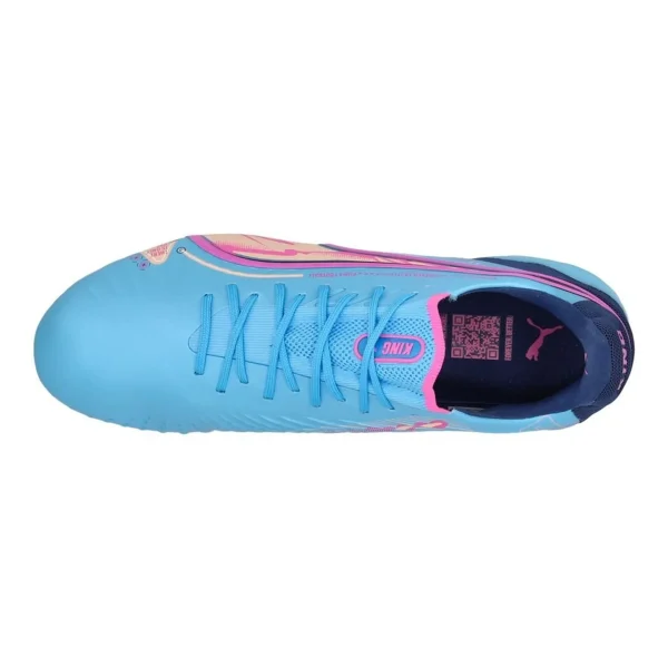 Scarpino Puma King Ultimate Vol.up fg/ag Luminous Blue- Poiso - immagine 5