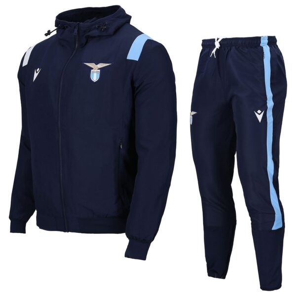 TUTA LAZIO MICRO CAPPUCCIO JR 2020/21 BLU MACRON