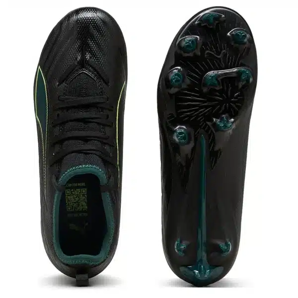 Scarpino Puma Ultra 6 match jr fg/ag black - immagine 3